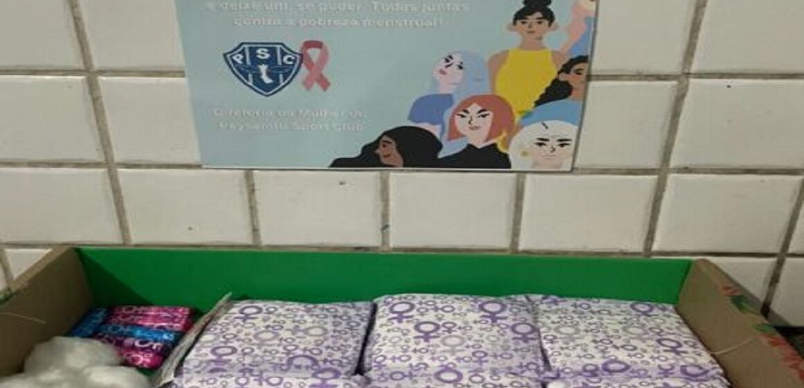 Absorventes são disponibilizados pelo Paysandu em banheiros da Curuzu
