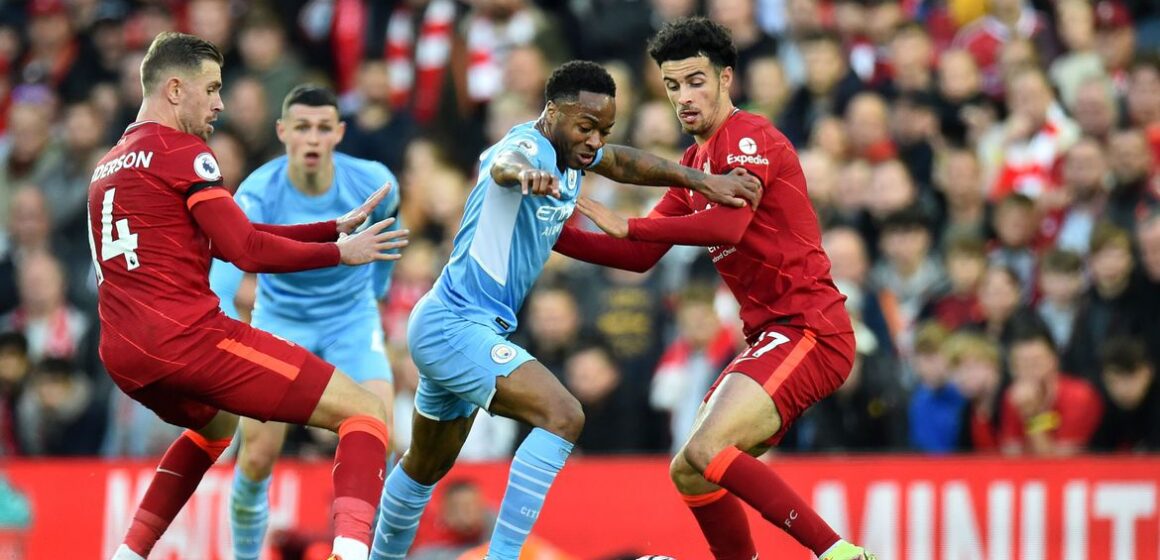 City e Liverpool empatam em 2 a 2 em jogo eletrizante no Anfield