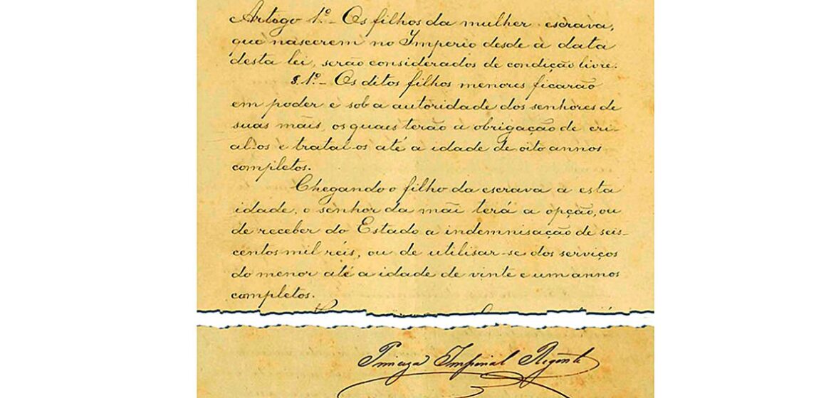 Correios lançam selos que lembram 150 anos da Lei do Ventre Livre