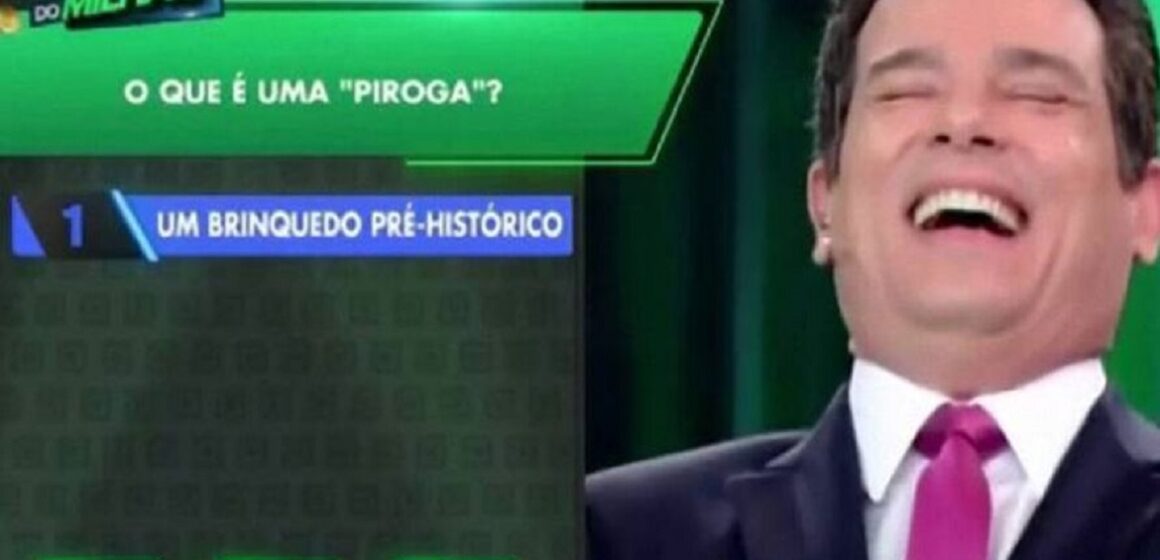 Celso Portiolli se confunde e solta palavrão durante Show do Milhão
