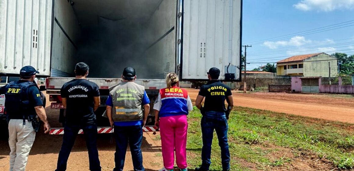 São apreendidas 15 toneladas de pescados na divisa do Pará com o Maranhão