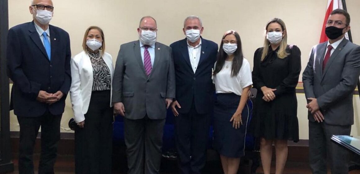 Nélio Aguiar recebe a visita do Procurador Geral de Justiça do Estado