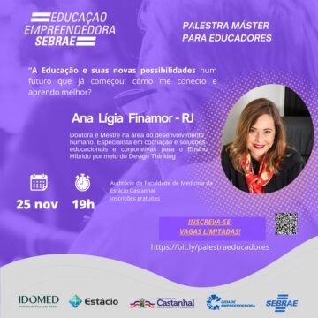 Estácio, Prefeitura de Castanhal e Sebrae promovem palestra máster para educadores