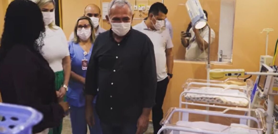 Nélio Aguiar visita HMS em Santarém para início do atendimento da nova área da obstetrícia