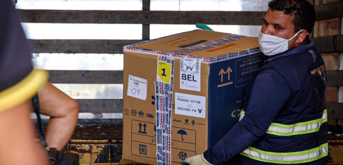 Chegam ao Pará mais 24.570 vacinas contra a Covid-19 nesta terça (9)