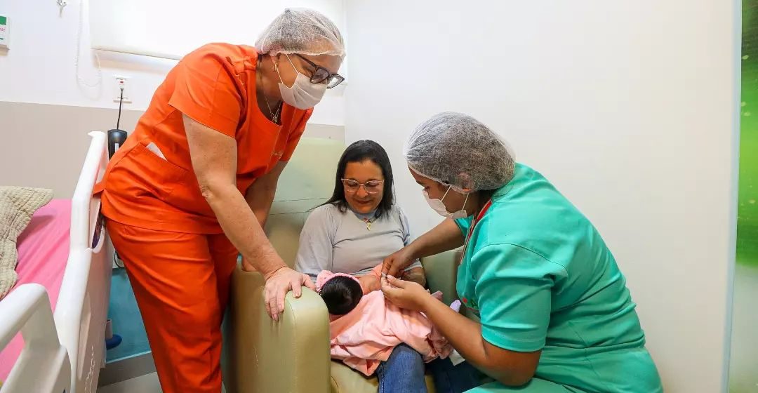 AGJ Hospital Saúde Center inicia vacinação em recém-nascidos
