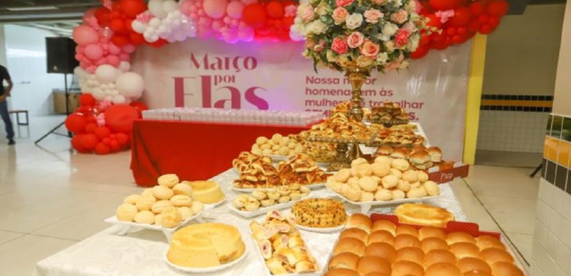 Prefeitura de Canaã inicia celebração do dia da mulher com café da manhã para servidoras