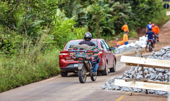 Após rompimento em trecho da via, tráfego na rodovia PA-253 é restabelecido