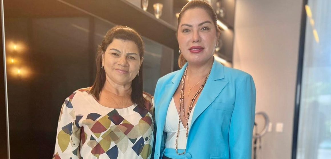 Renilce Nicodemos recebe a prefeita de Magalhães Barata
