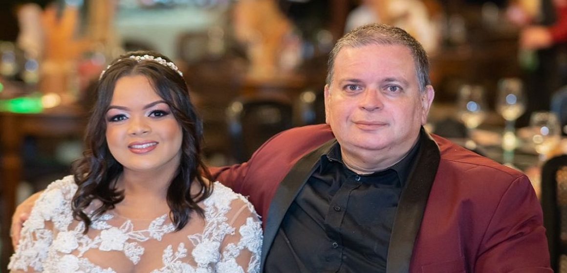 Jantar de celebração de casamento