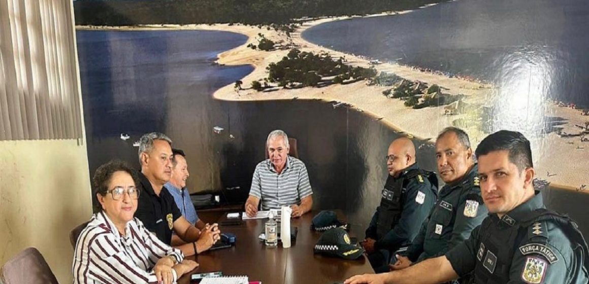 Nélio Aguiar reúne para tratar sobre segurança nas escolas de Santarém