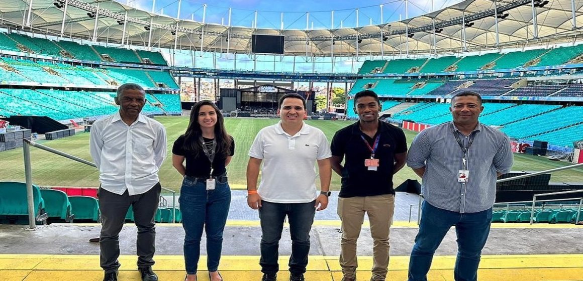 Cássio Andrade visita o Itaipava Arena Fonte Nova