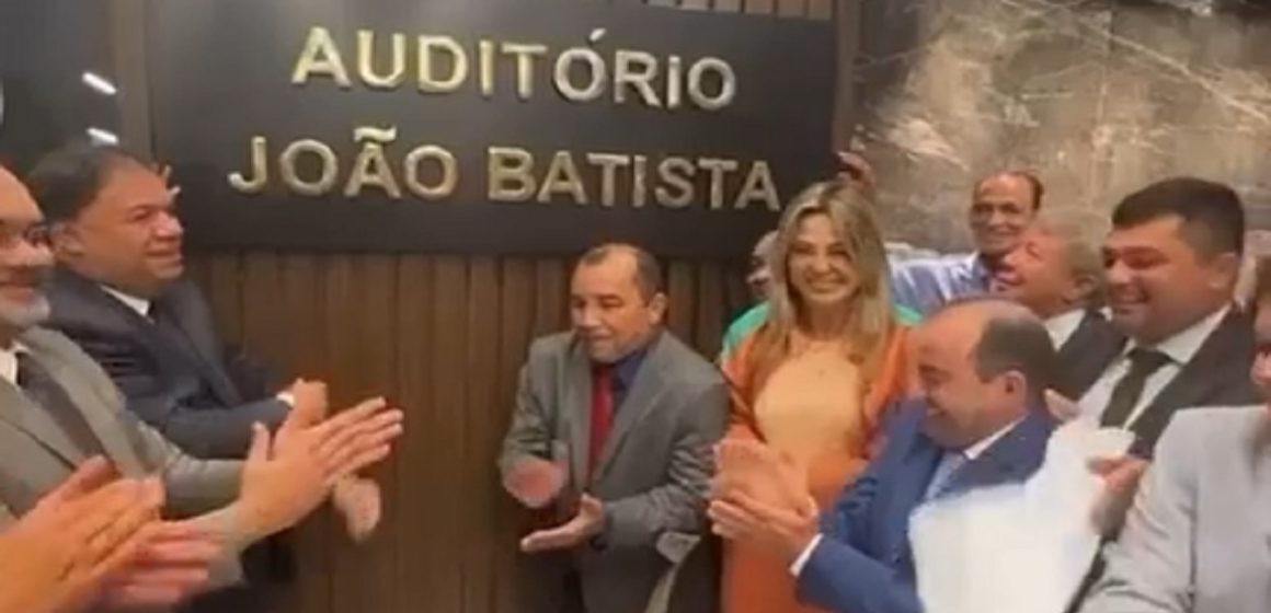 Cilene Couto acompanha entrega do novo Auditório João Batista da Alepa