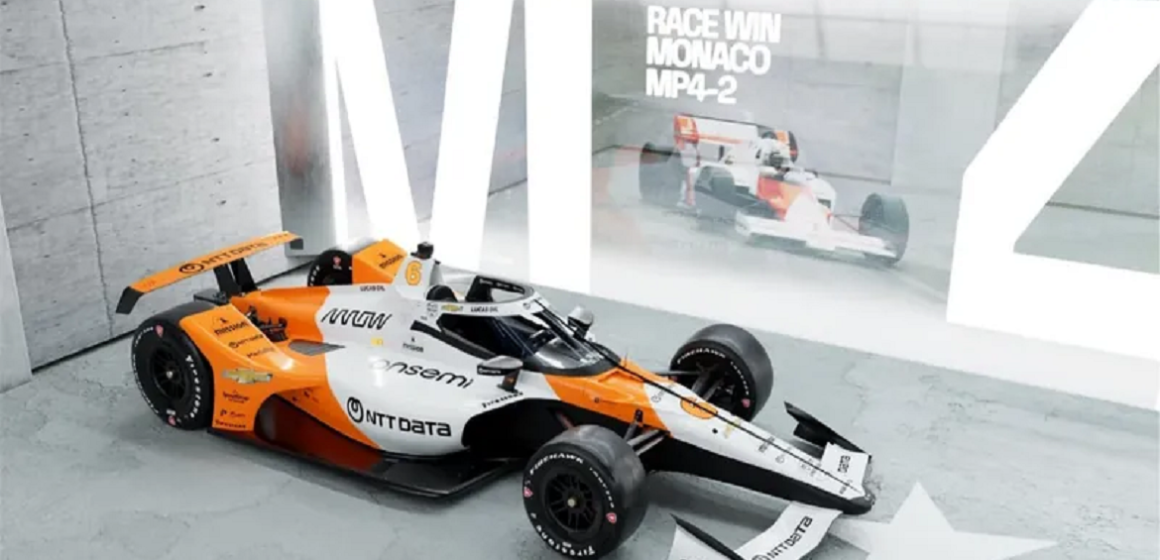 McLaren revive pintura icônica da F1 em carro das 500 Milhas de Indianápolis