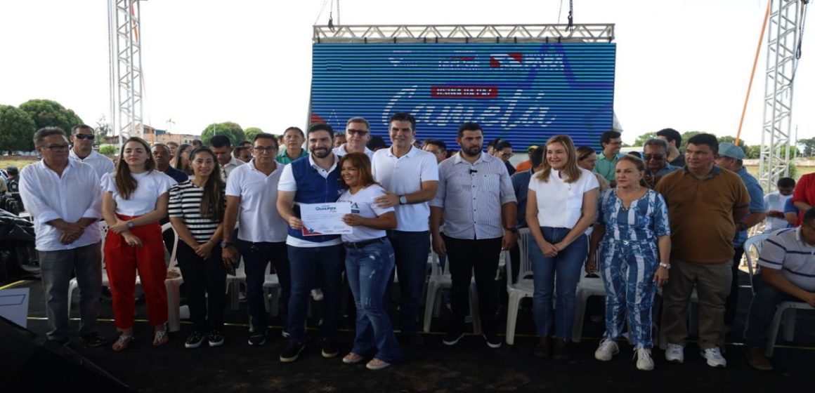 Helder entrega benefícios para a população de Cametá