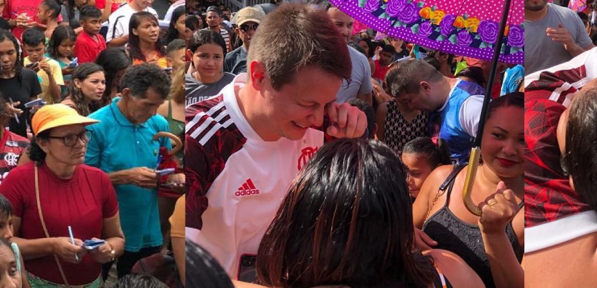 Luth Rebelo participa de festa pelo Dia do Trabalhador em Breves