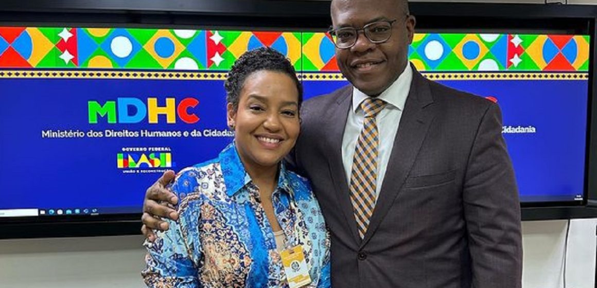 Lívia Duarte reúne com o Ministro de Direitos Humanos do Brasil