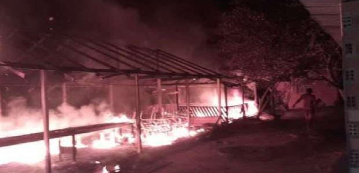 Em Santarém, incêndio destrói escola indígena