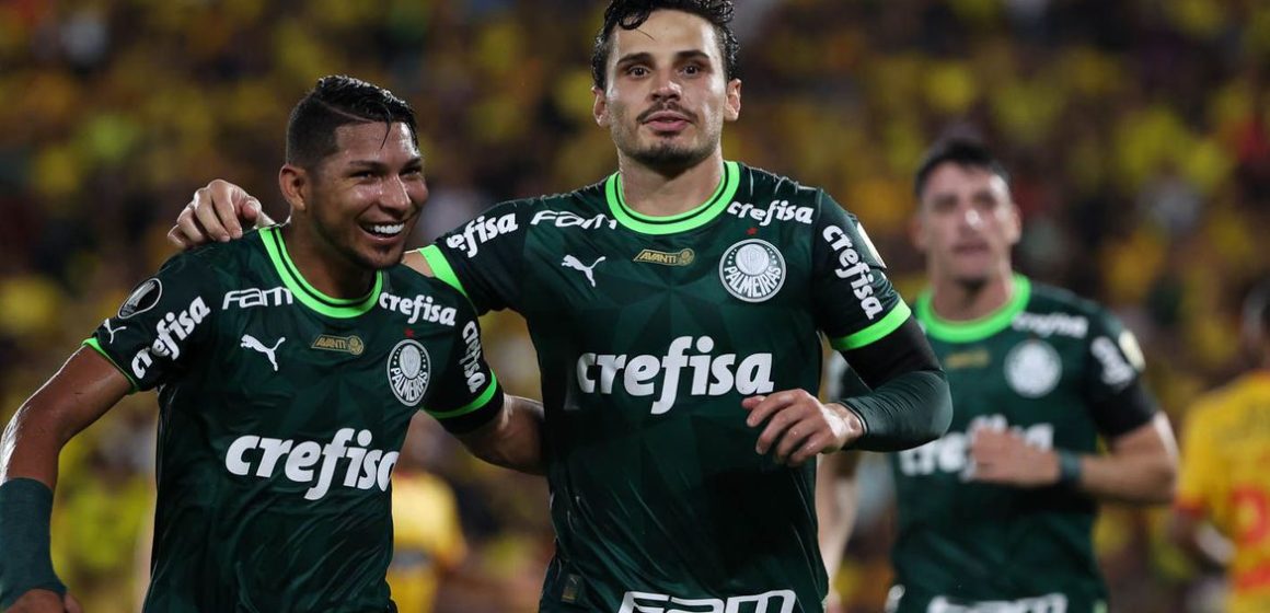 Veiga e Gómez garantem vitória do Palmeiras na Libertadores