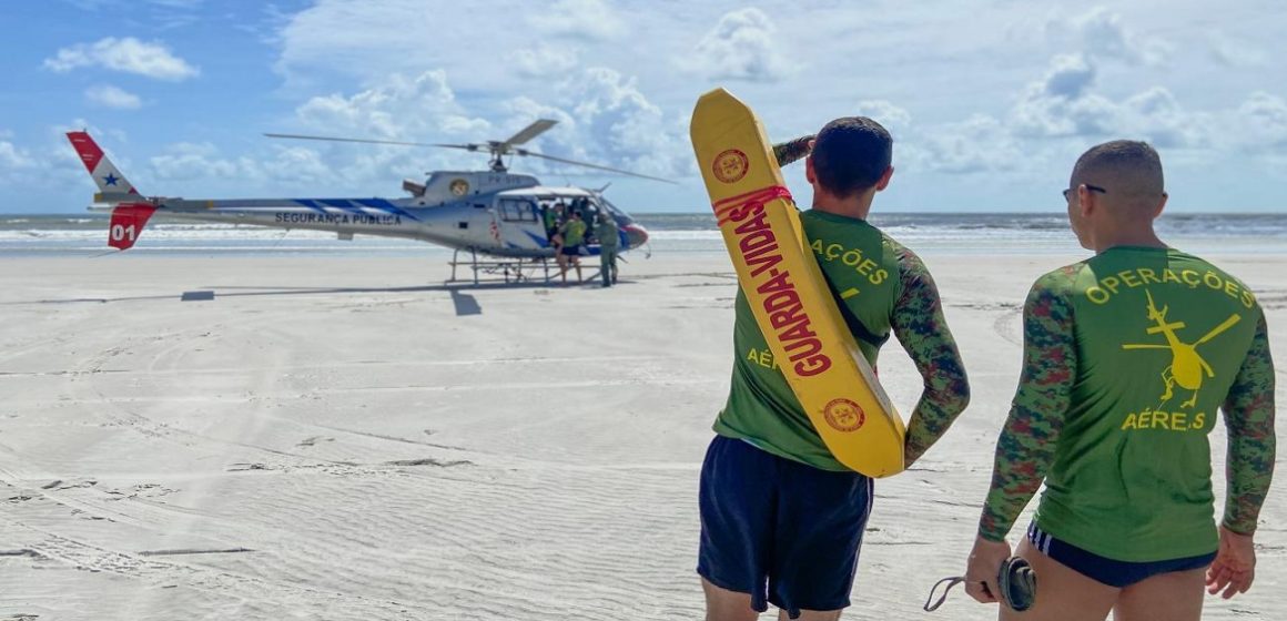 Treinamento de salvamento aquático é realizado em Salinas