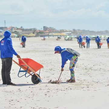 Inicia ação de limpeza em Salinópolis para o verão