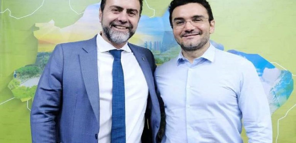 Ministro Celso Sabino e Marcelo Freixo terão primeira agenda pública juntos