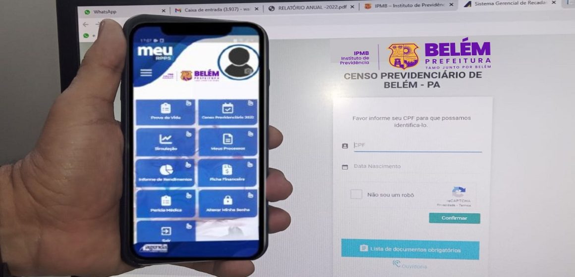 Acesso on-line é disponibilizado em Belém para regularização do Censo Previdenciário
