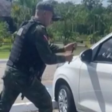 Em Belém, policiais quebram vidro para salvar bebê preso dentro de carro no Parque do Utinga
