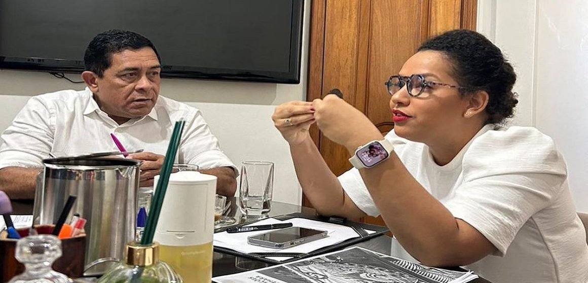 Lívia Duarte e Bordalo alinham ações para a COP 30