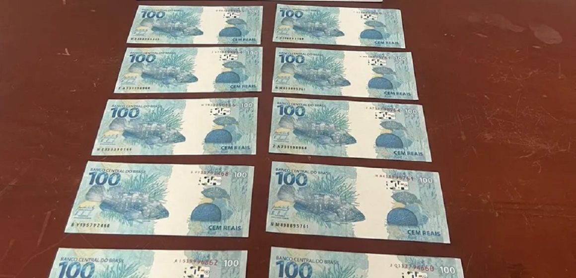 Em Tucumã, homem é preso em flagrante com R$ 1 mil em notas falsas