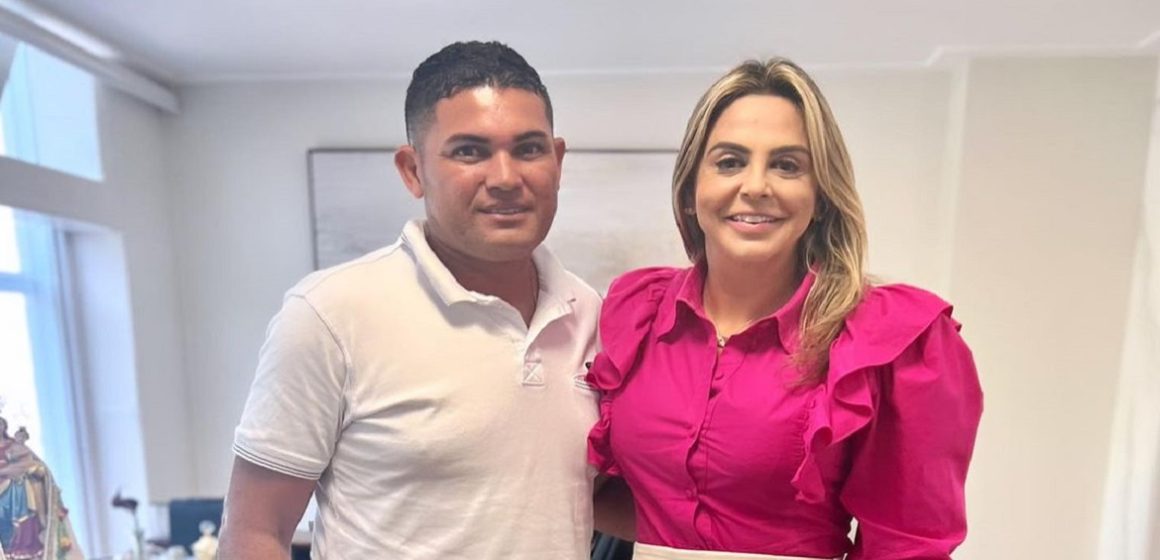 Cilene Couto recebe vereador de Salvaterra
