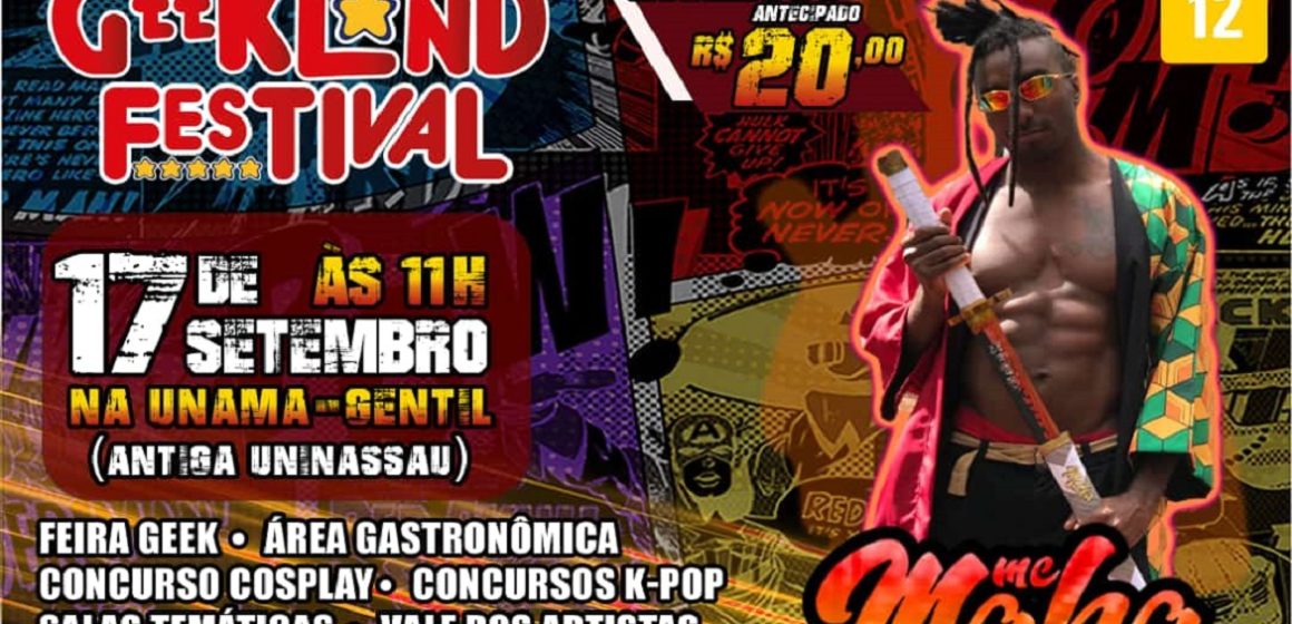 Geekland Festival agita cenário geek neste fim de semana em Belém