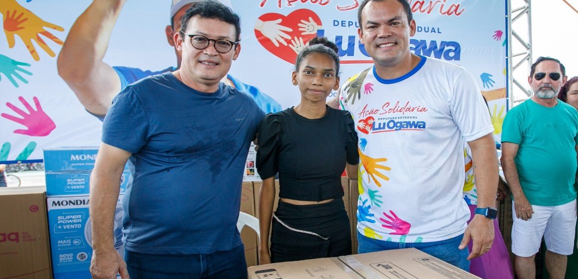 Renato Ogawa participa de ação social em Barcarena