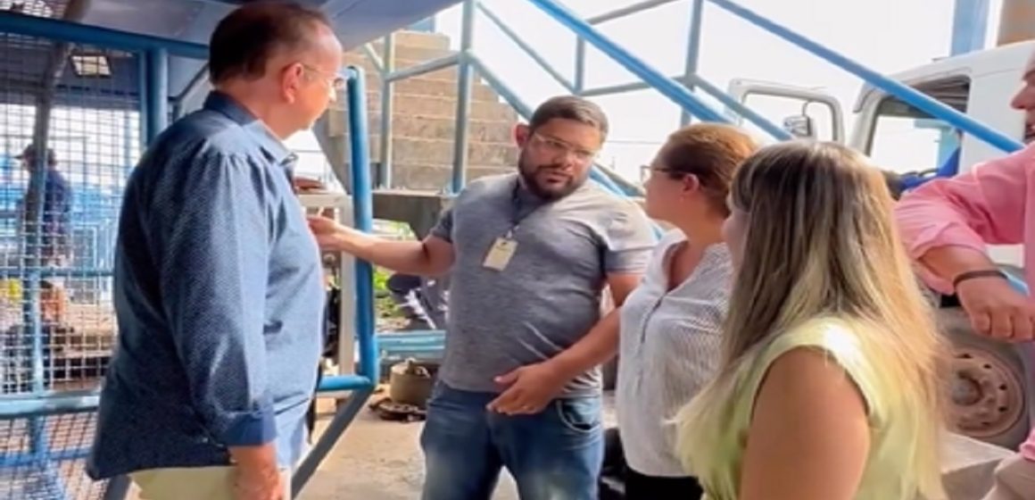 José Fernando acompanha manutenções da ETA Guamá