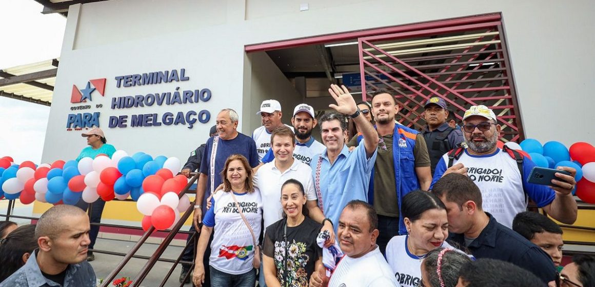 Helder entrega Terminal Hidroviário de Melgaço