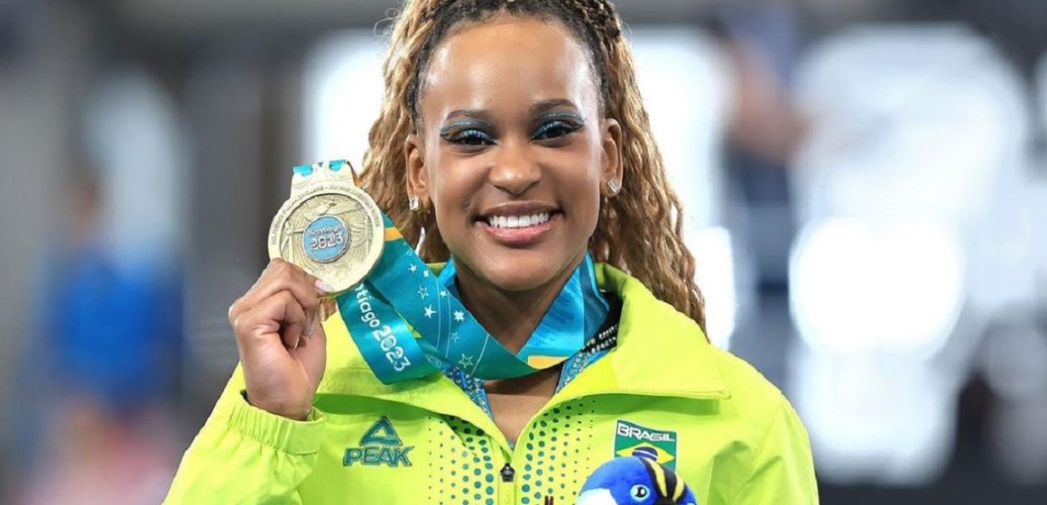 Salto no Pan-Americano garante ouro para Rebeca Andrade
