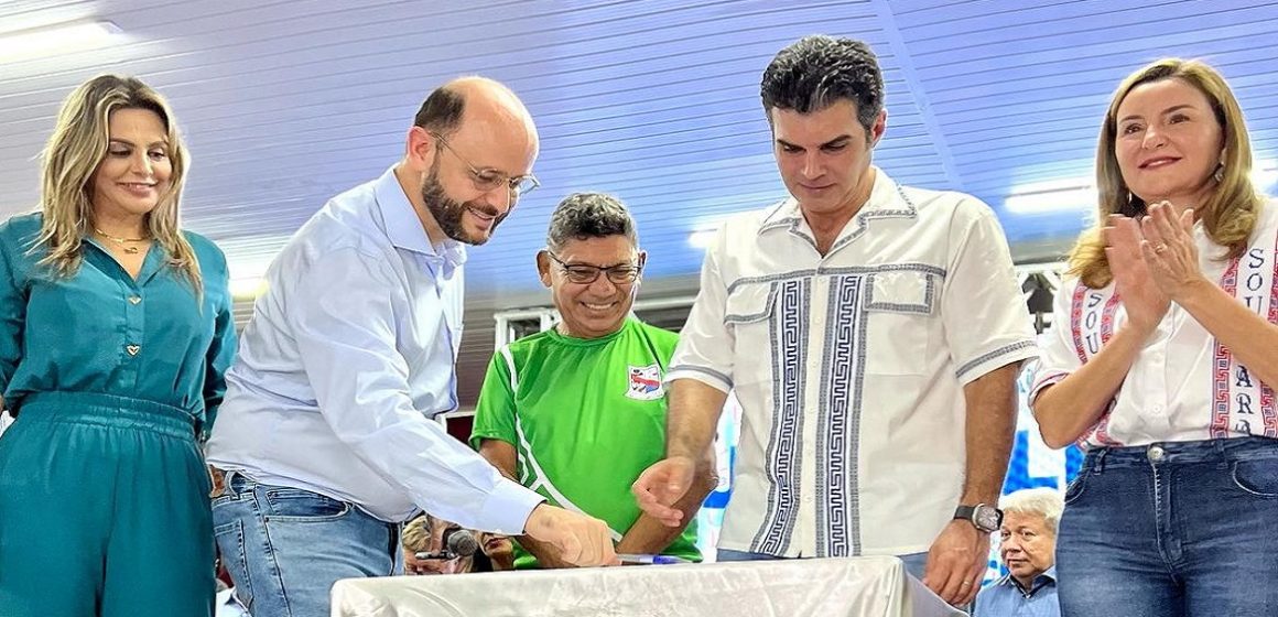Cilene Couto acompanha assinatura de obra para Curralinho