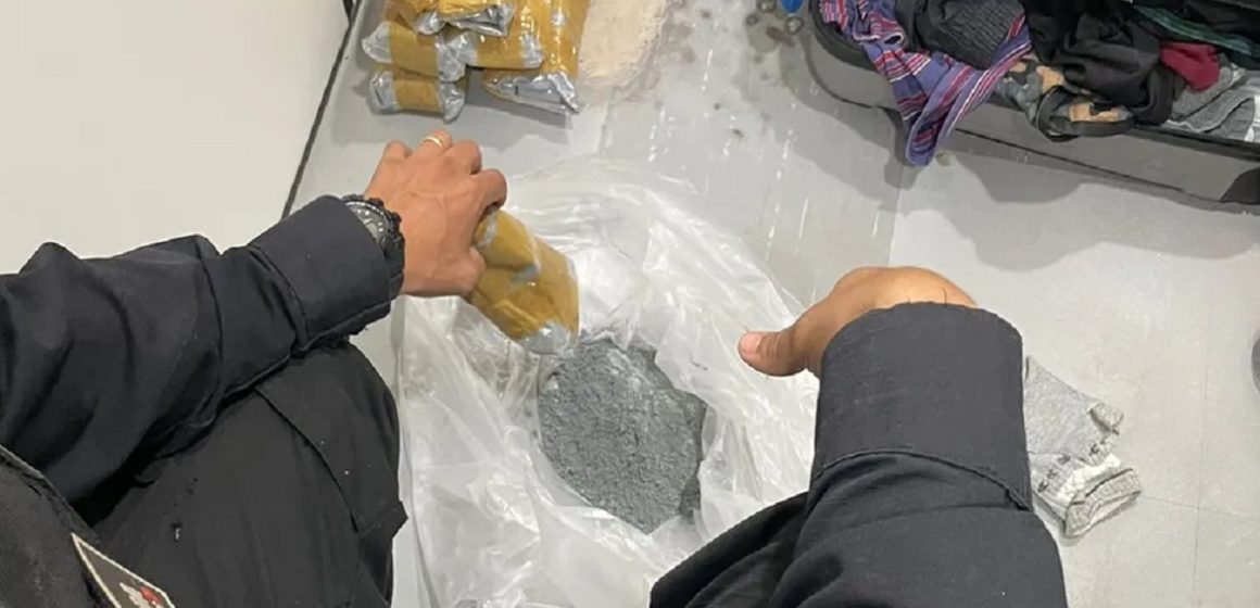 Polícia Federal apreende no aeroporto de Belém material altamente inflamável em mala