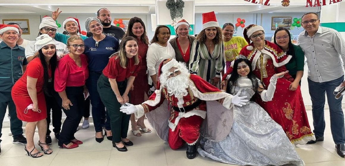Adair Neves no Natal de pacientes em hemodiálise