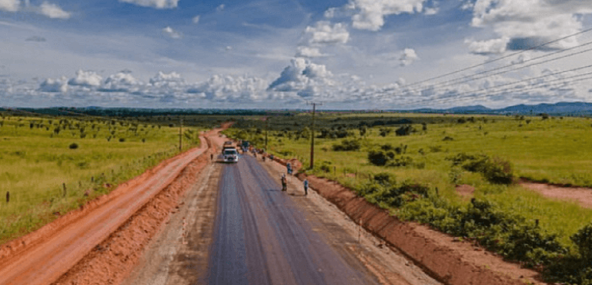 Está quase concluída a pavimentação da estrada à Serra Pelada