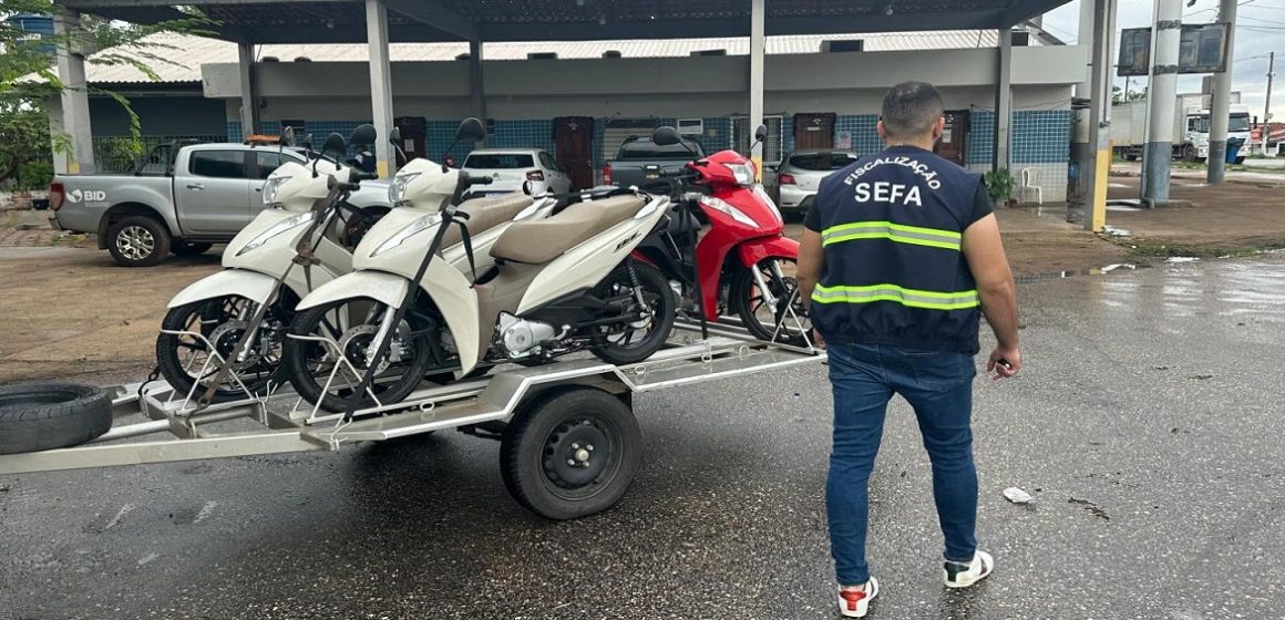 Quatro motocicletas são apreendidas no Araguaia
