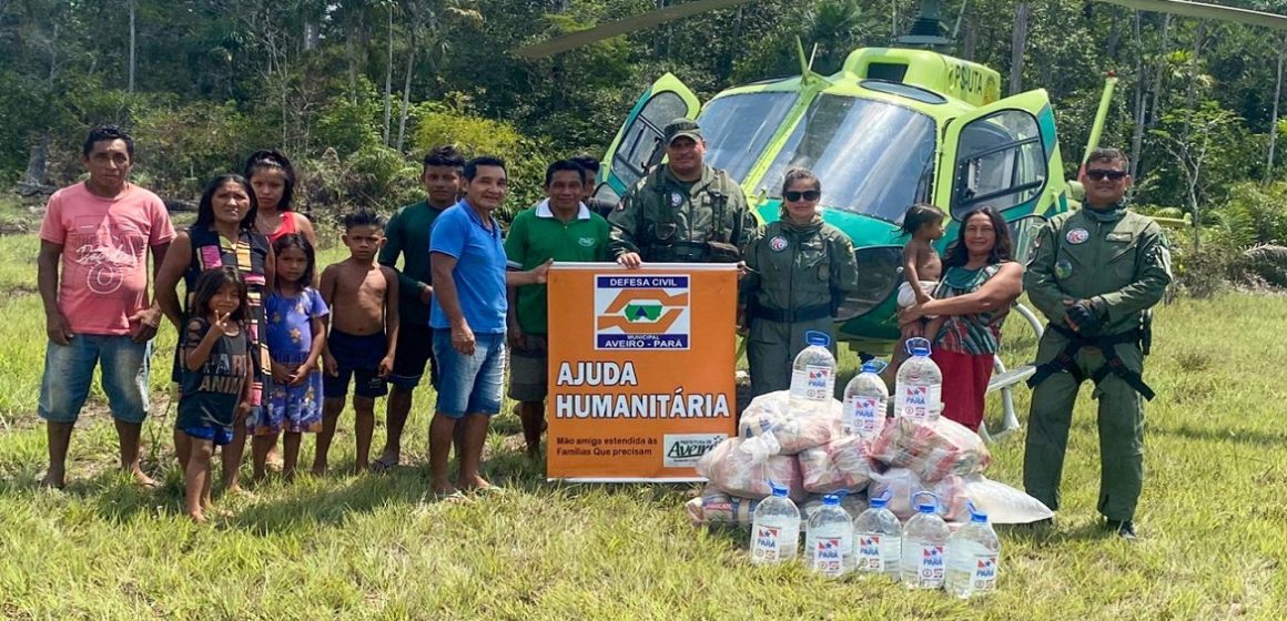 Comunidades indígenas no Oeste do Pará recebem alimentos e água