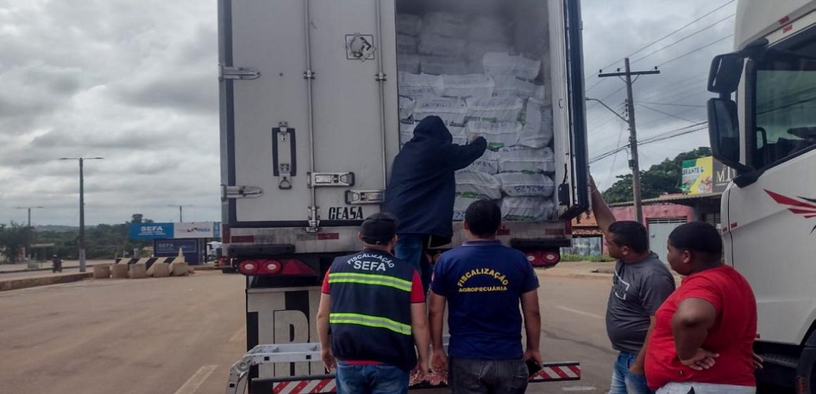 Trinta toneladas de açaí são apreendidas em Dom Eliseu
