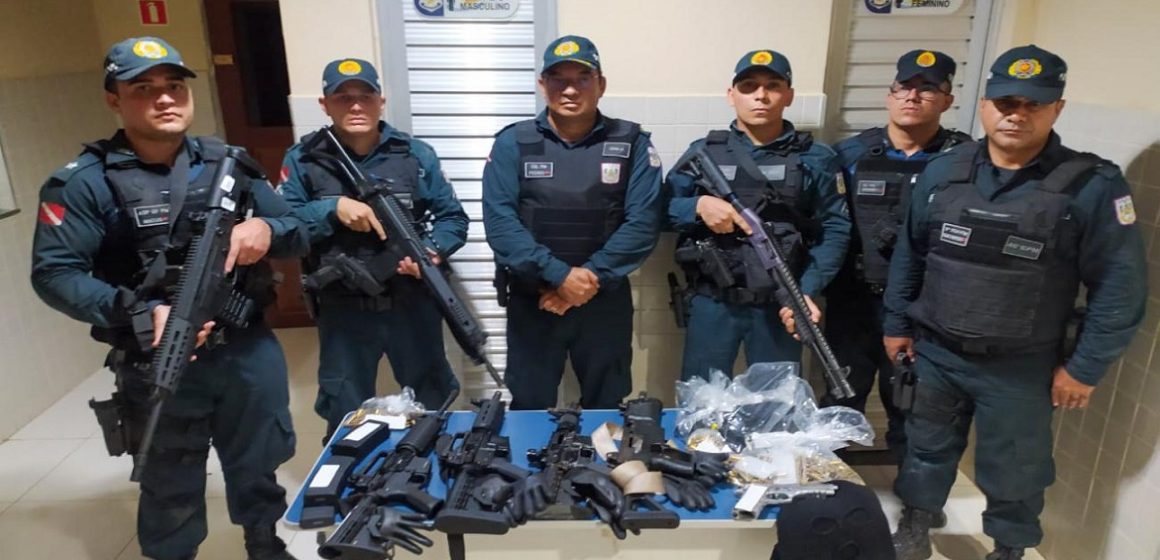 Em Novo Progresso, ação policial apreende armas, munições e veículos