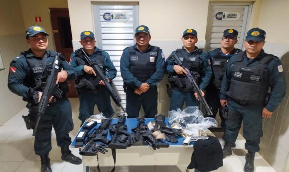 Em Novo Progresso, ação policial apreende armas, munições e veículos
