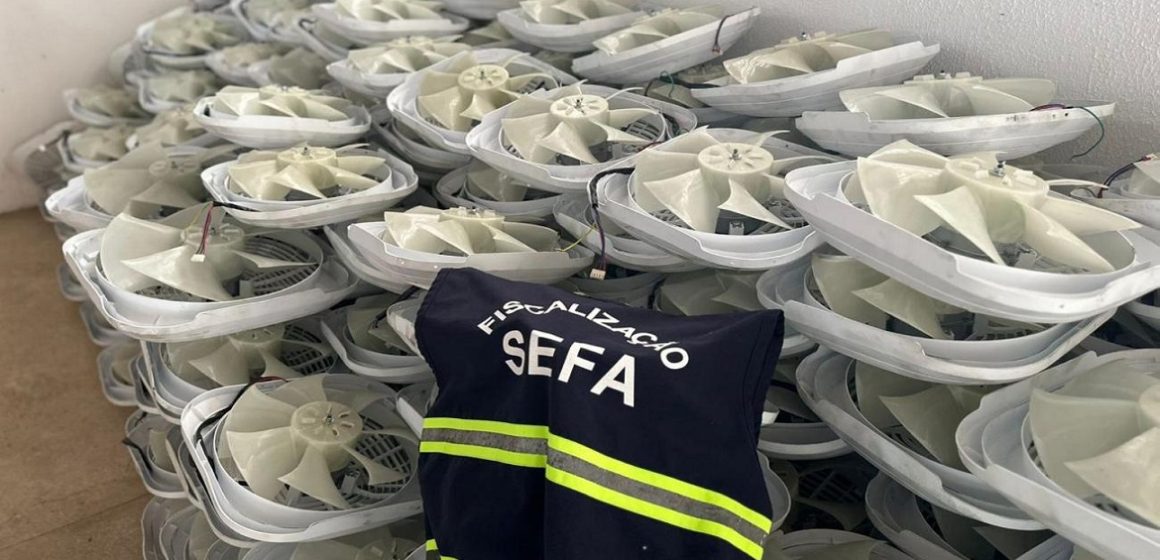 Sefa apreende no sudeste do Pará mais de R$ 8 milhões em equipamentos eletrônicos