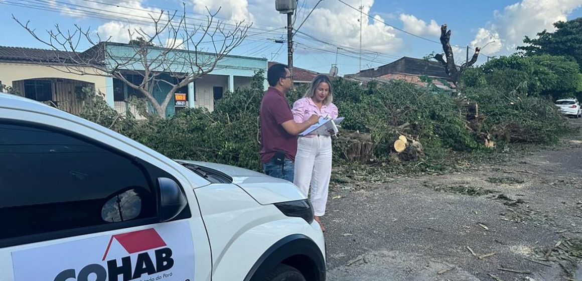 Governo do Pará inscreve no ‘Sua Casa’ famílias atingidas por vendaval em Belém