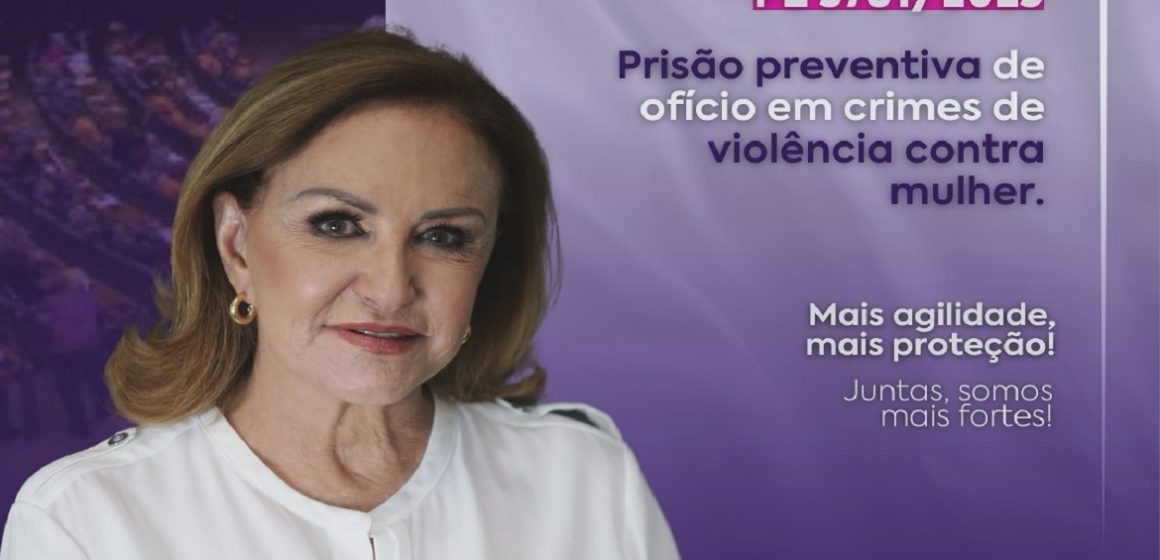 Elcione apoia projeto para segurança das mulheres