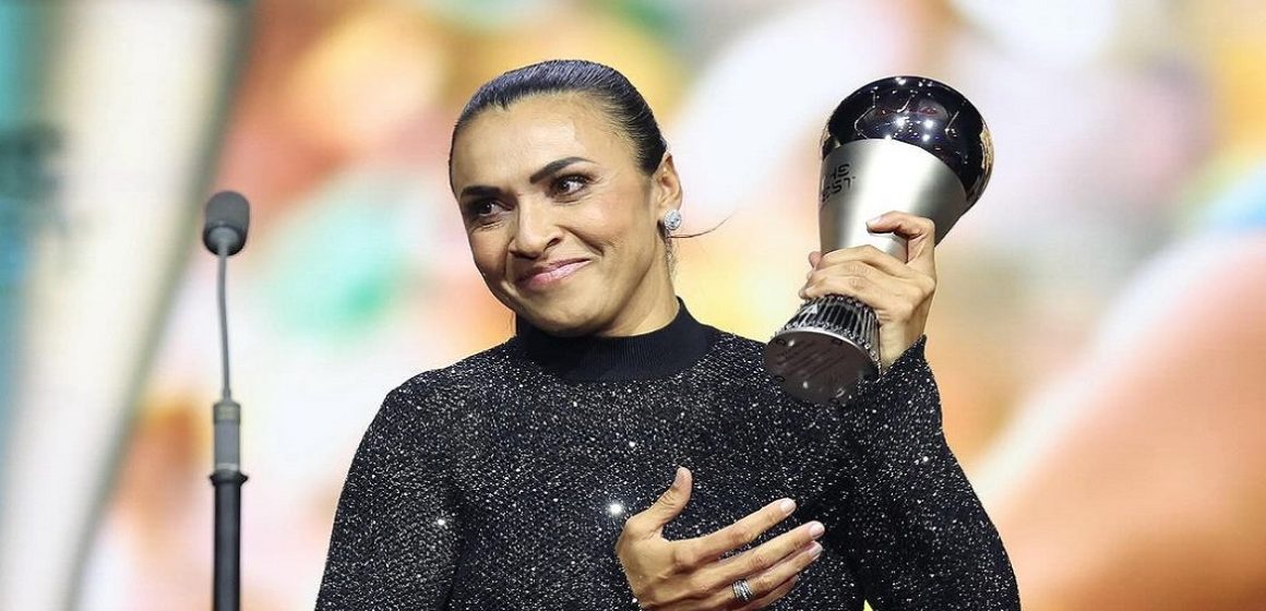 Brasileira Marta é eternizada pelo Fifa The Best