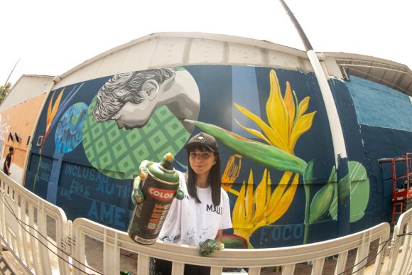 Artista paraense Mama Quilla fará pintura em grafite, no caminhão do projeto Serasa na Estrada